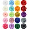 20 Pack Colorful Artificial Fake Peony Flower Hair Barrette Floral Hair Clips Headpieces Hair Accessories